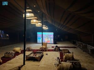 محمية الإمام تركي بن عبدالله الملكية تتيح تجربة الإقامة وسط الطبيعة في”مخيم لينة”البري