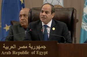 الرئيس المصري: مؤتمر بغداد للتعاون والشراكة يأتي تزامنًا مع تحسن الأوضاع بالعراق