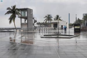 أمطار رعدية على بعض مناطق المملكة