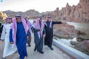نائب أمير حائل يقف على جاهزية السدود في المنطقة