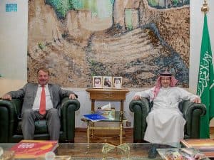 نائب وزير الخارجية يستقبل سفير ألمانيا لدى المملكة