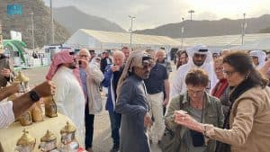 وفد ألماني يزور مهرجان البن السعودي
