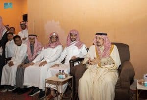 أميرِ منطقة الرياض يعزِّي أسرةَ السعد