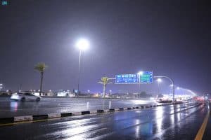 أمطار رعدية على بعض مناطق المملكة