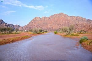 أمطار رعدية على بعض مناطق المملكة