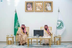 سمو الأمير عبدالعزيز بن سعود يتابع سير العمل في منفذ جديدة عرعر