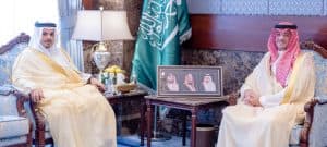 محافظ الأحساء يستقبل سفير البحرين لدى المملكة
