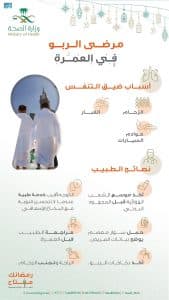 “الصحة”: على المعتمرين مرضى الربو تجنُّب “الغبار والزحام وعوادم السيارات”