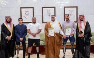 مجلس إدارة مبتوري الأطراف يشكرون نائب أمير منطقة الرياض