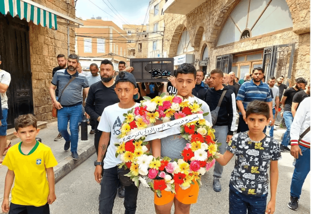 صورة-من-تشييع-جثمان-الطفل-محمد-حيدر-إسطنبولي
