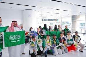 فرسان “التدريب التقني والمهني ” يصلون الرياض بعد حصدهم 10 جوائز عالمية في ITEX 2023