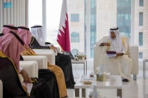 الدكتور الربيعة يلتقي وزير الأوقاف والشؤون الدينية القطري