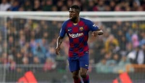 برشلونة يفسخ عقد مدافعه الفرنسي أومتيتي