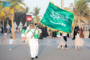 أهالي جدة يحتفلون باليوم الوطني الـ93