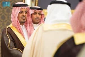 الأمير سعود بن مشعل يستقبل المهنئين بمناسبة تعيينه نائبًا لأمير منطقة مكة
