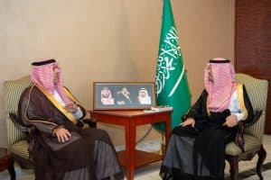 نائب امير مكة يستقبل امين العاصمة المقدسة
