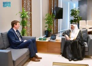 الدكتور الربيعة يلتقي سفير مملكة النرويج