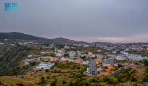 أمطار على منطقة الباحة