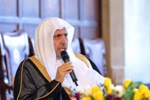 الدكتور العيسى يدعو المجتمع الدولي للتحرك لإنهاء جرائم القتل الجماعي في غزة