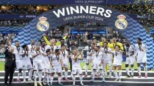 الريال يتوج بكأس السوبر الأوروبي.. ومبابي يسجل أول أهدافه
