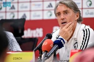 مانشيني يعلن قائمة الأخضر لمواجهتي إندونيسيا والصين في تصفيات كأس العالم