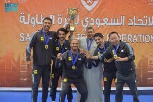 الاتحاد يتوج بكأس الاتحاد لكرة الطاولة لأندية الدوري الممتاز