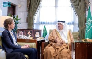 أمير الرياض يستقبل سفيرة مملكة النرويج المُعيّنة حديثًا لدى المملكة