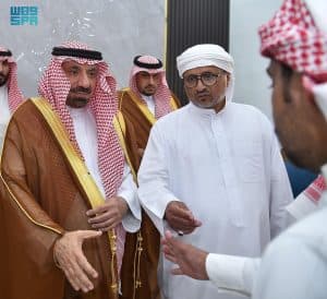 أمير منطقة نجران يعزي آل سليم وآل بحري