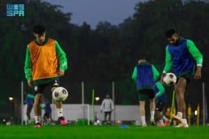 الأخضر يستعد لمواجهة إندونيسيا في تصفيات كأس العالم