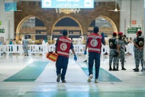 الهلال الأحمر يعيد النبض لمعتمرة وافدة بمكة