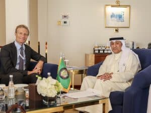“البديوي” يؤكد ضرورة بذل الجهود لتسهيل وصول المساعدات الإنسانية لقطاع غزة