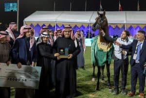 مربط عذبة يتوج بألقاب وميداليات في العرض الدولي السابع لجمال الخيل العربية الأصيلة