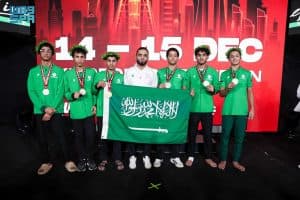 المنتخب السعودي لفنون القتال المختلط رابع الترتيب في بطولة آسيا