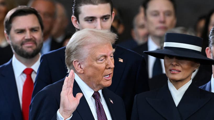 Inauguration ceremony for Trump’s second presidential term