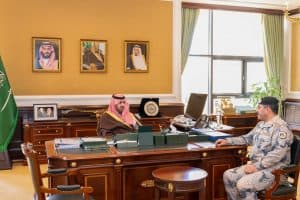 نائب أمير تبوك يستقبل قائد حرس الحدود بالمنطقة