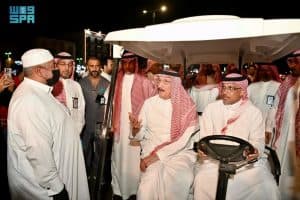 أمير منطقة جازان يزور سوق البلد الرمضاني بمدينة جيزان