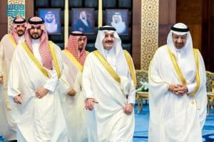 أمير المنطقة الشرقية ونائبه يستقبلان المهنئين بعيد الفطر المبارك