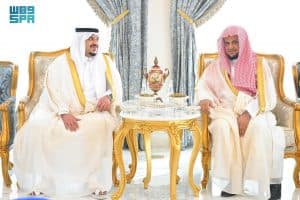 هنأه بعيد الفطر المبارك.. نائب أمير منطقة الرياض يزور النائب العام في منزله