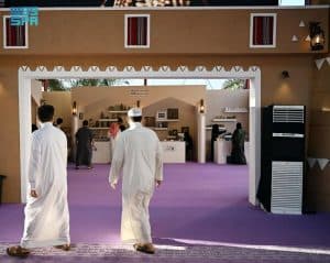 الجناح السعودي في مهرجان الثقافات والشعوب يستقطب الزوار