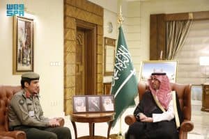 اطلع على تقرير عن أعمال موسم العمرة.. محافظ جدة يستقبل مدير جوازات منطقة مكة المكرمة