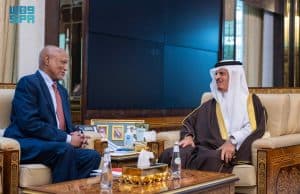 نائب وزير الداخلية يستقبل سفير الصومال لدى المملكة