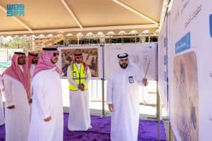 أمير الجوف يتفقد مشروعًا للمؤسسة العامة للري في دومة الجندل