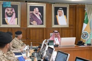 نائب وزير الحرس الوطني يجتمع مع وكيل الوزارة لشؤون الأفواج