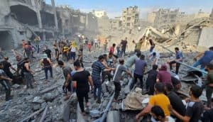 ارتفاع عدد الشهداء الفلسطينيين في القصف الإسرائيلي على قطاع غزة إلى 64 شهيدًا