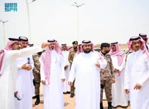 أمير منطقة جازان يتفقد محافظة الحُرَّثْ