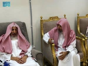 مفتي عام المملكة يستقبل الشثري والخثلان والطيار