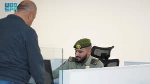جوازات منفذ الحديثة تنهي إجراءات مغادرة ضيوف الرحمن بعد أدائهم مناسك الحج