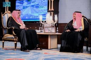 اطّلع على تقريرها وخطتها لصيف هذا العام بالمنطقة.. أمير الباحة يستقبل رئيس القطاع الجنوبي لشركة المياه الوطنية