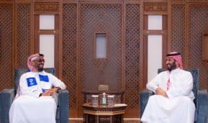 سمو ولي العهد يستقبل نائب حاكم إمارة أبوظبي مستشار الأمن الوطني بدولة الإمارات