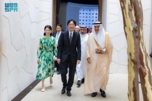 ولي عهد اليابان وحَرَمه يزوران جناح المملكة في إكسبو 2025 أوساكا